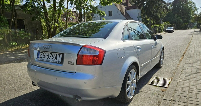 Audi A4 cena 16999 przebieg: 269800, rok produkcji 2003 z Trzebiatów małe 407